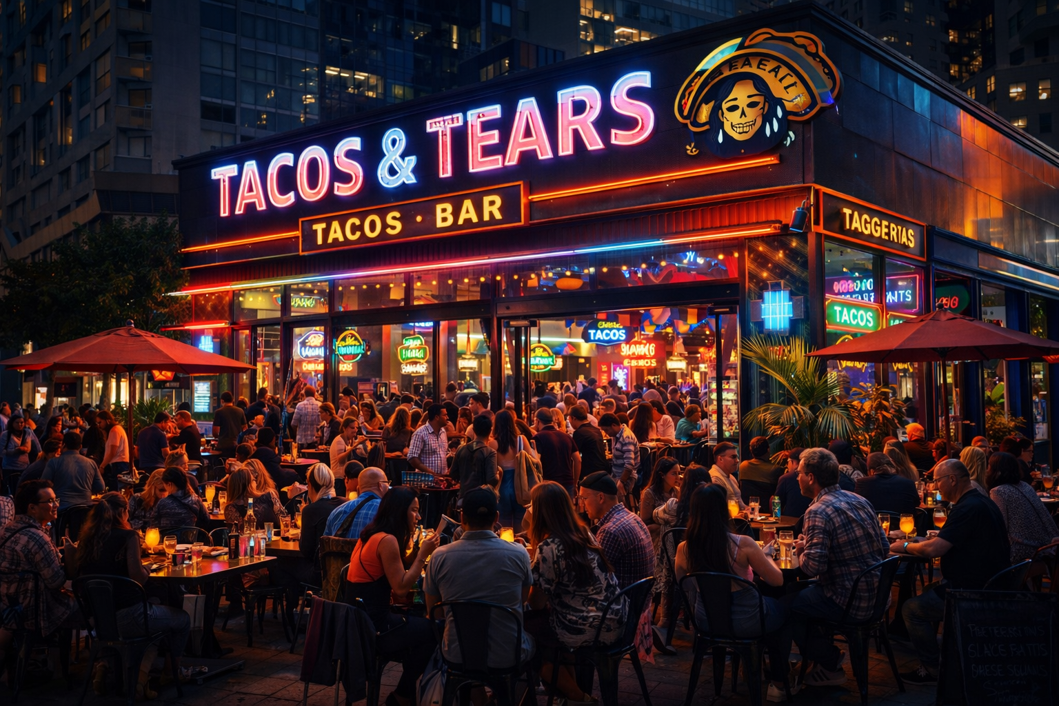 Tacos and Tears — Mexican Cantina exterior